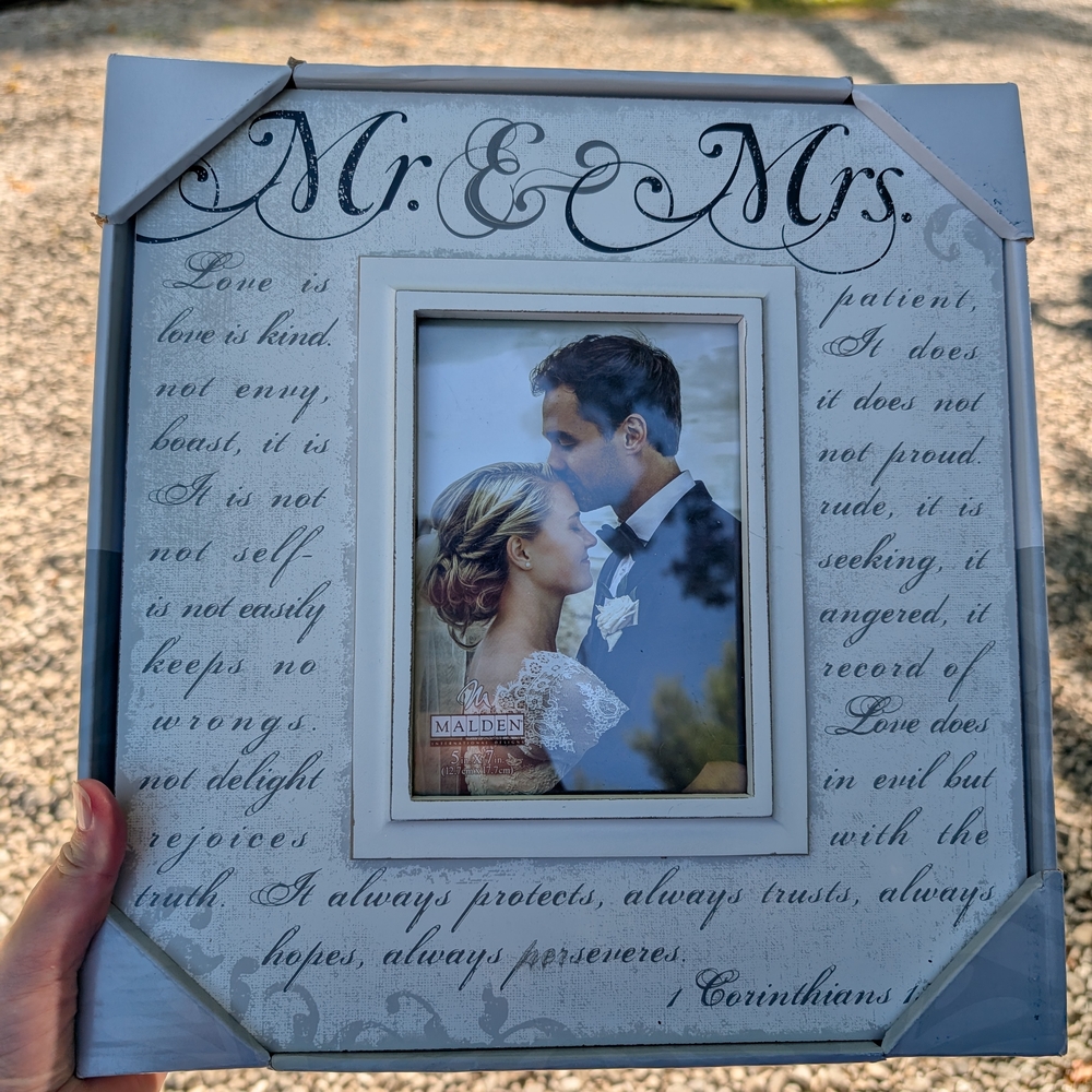 Malden Mr. & Mrs. Gray Photo Frame